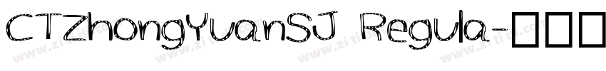 CTZhongYuanSJ Regula字体转换